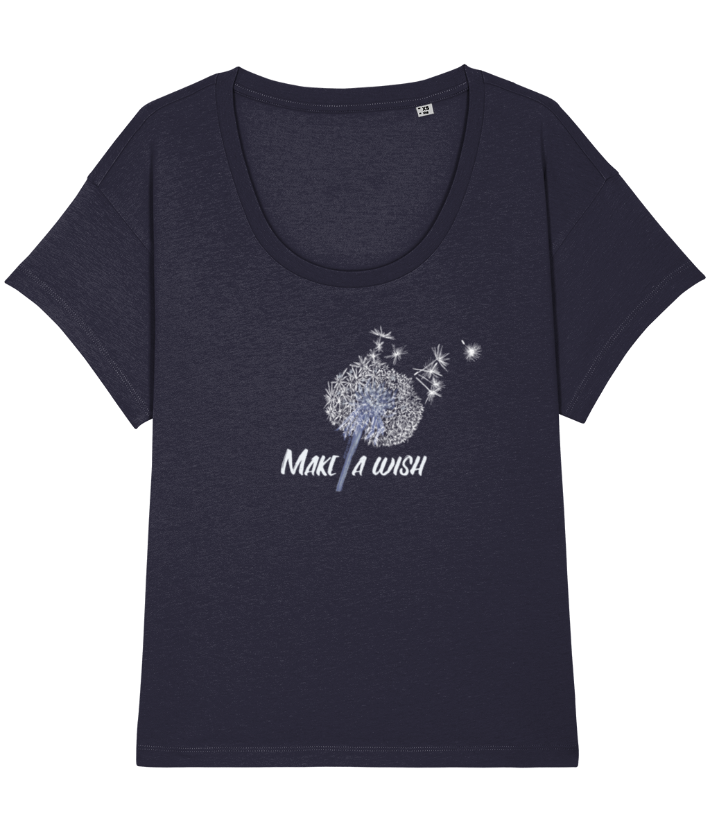 MAKE A WISH Organic Chiller T-Shirt [WOMEN]