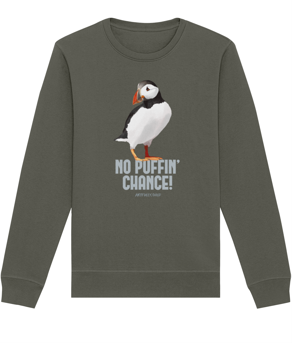 NO PUFFIN CHANCE Organic Classic Sweatshirt [UNISEX]
