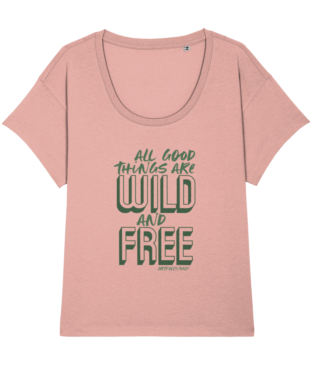 WILD AND FREE Organic Chiller T-Shirt [WOMEN]