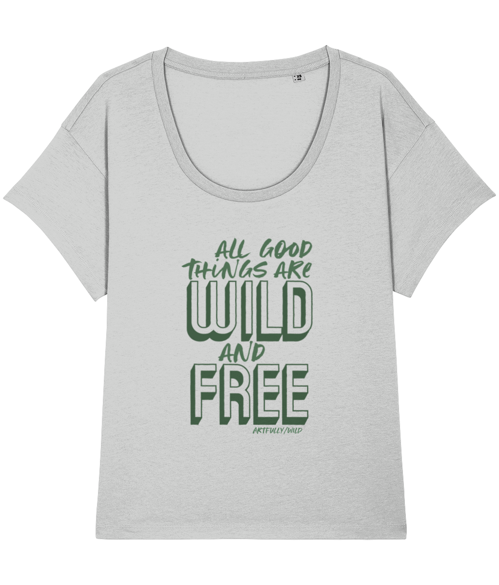 WILD AND FREE Organic Chiller T-Shirt [WOMEN]